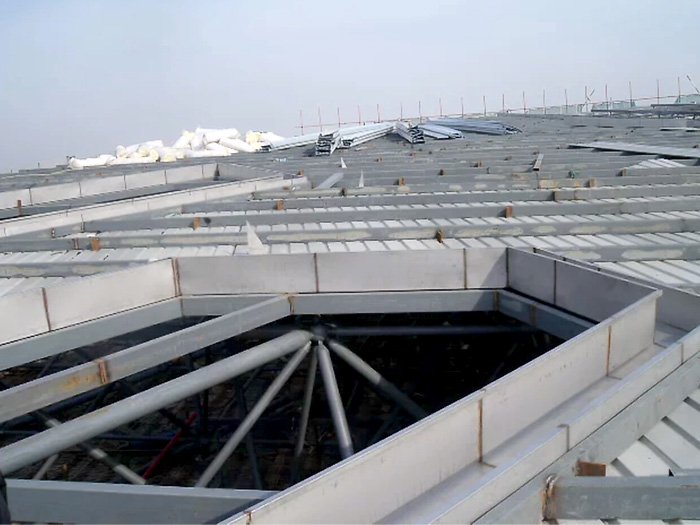 琼海安吉县体育馆网架